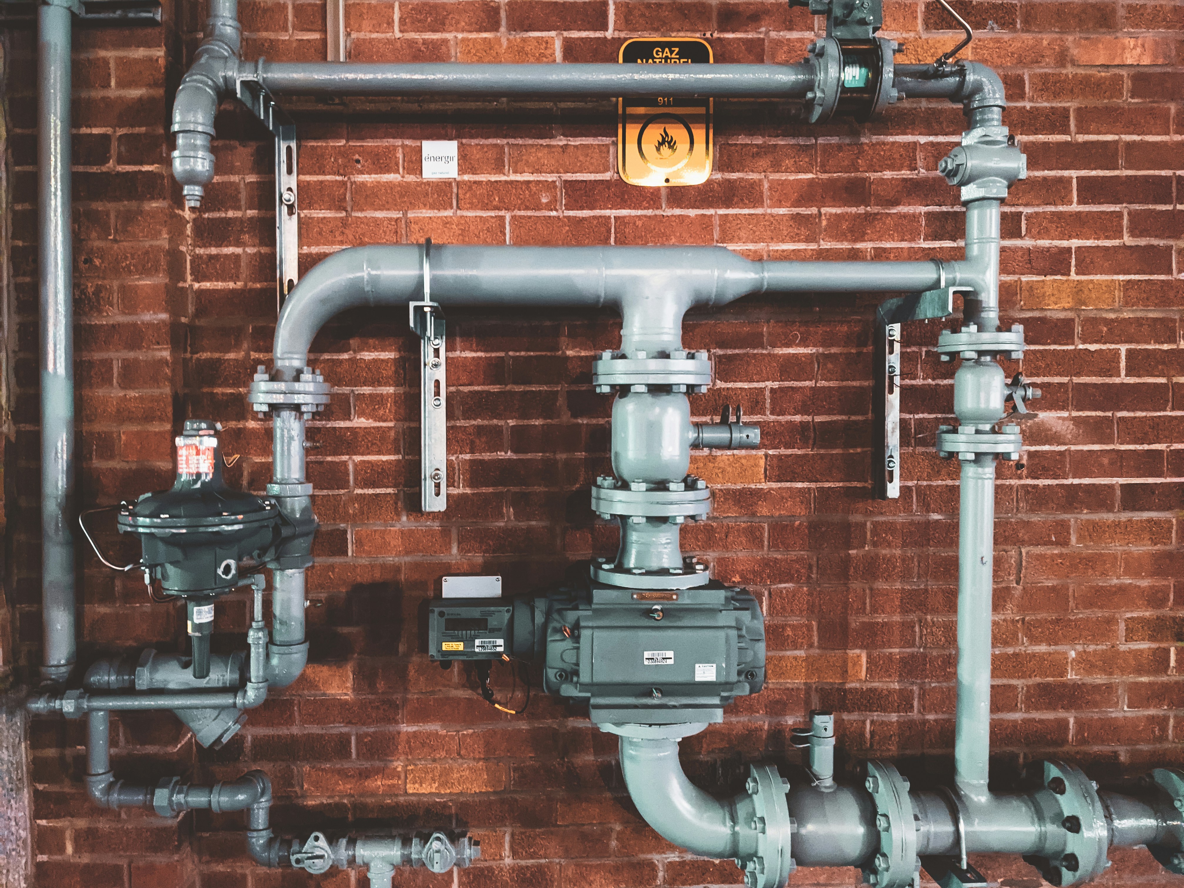 Plumbing team at work