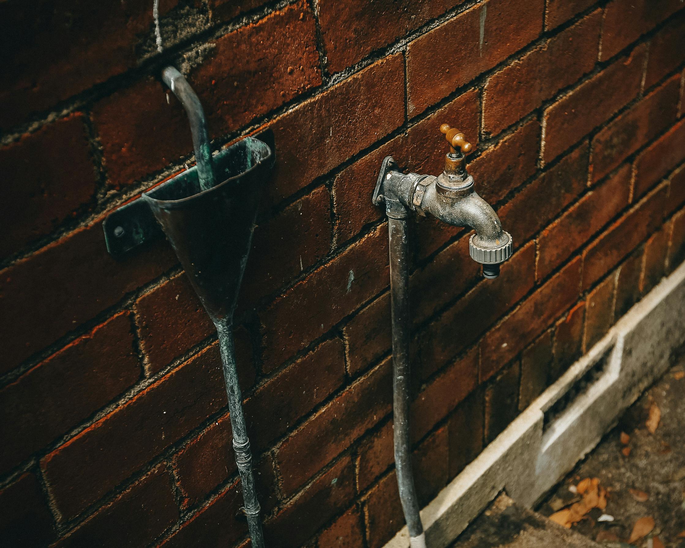 Professional plumber on the job
